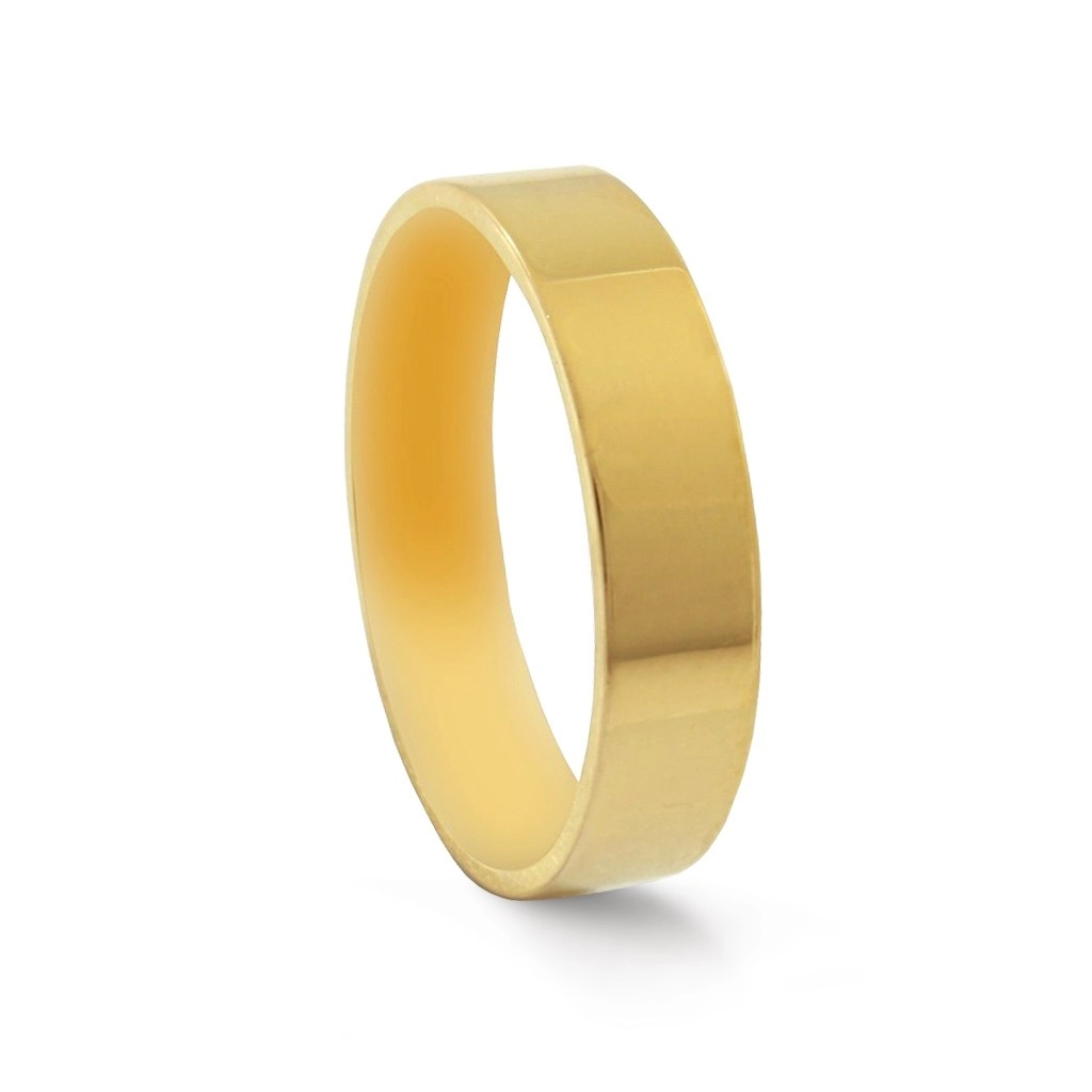 Aliança de Casamento em Ouro 18K Lisa