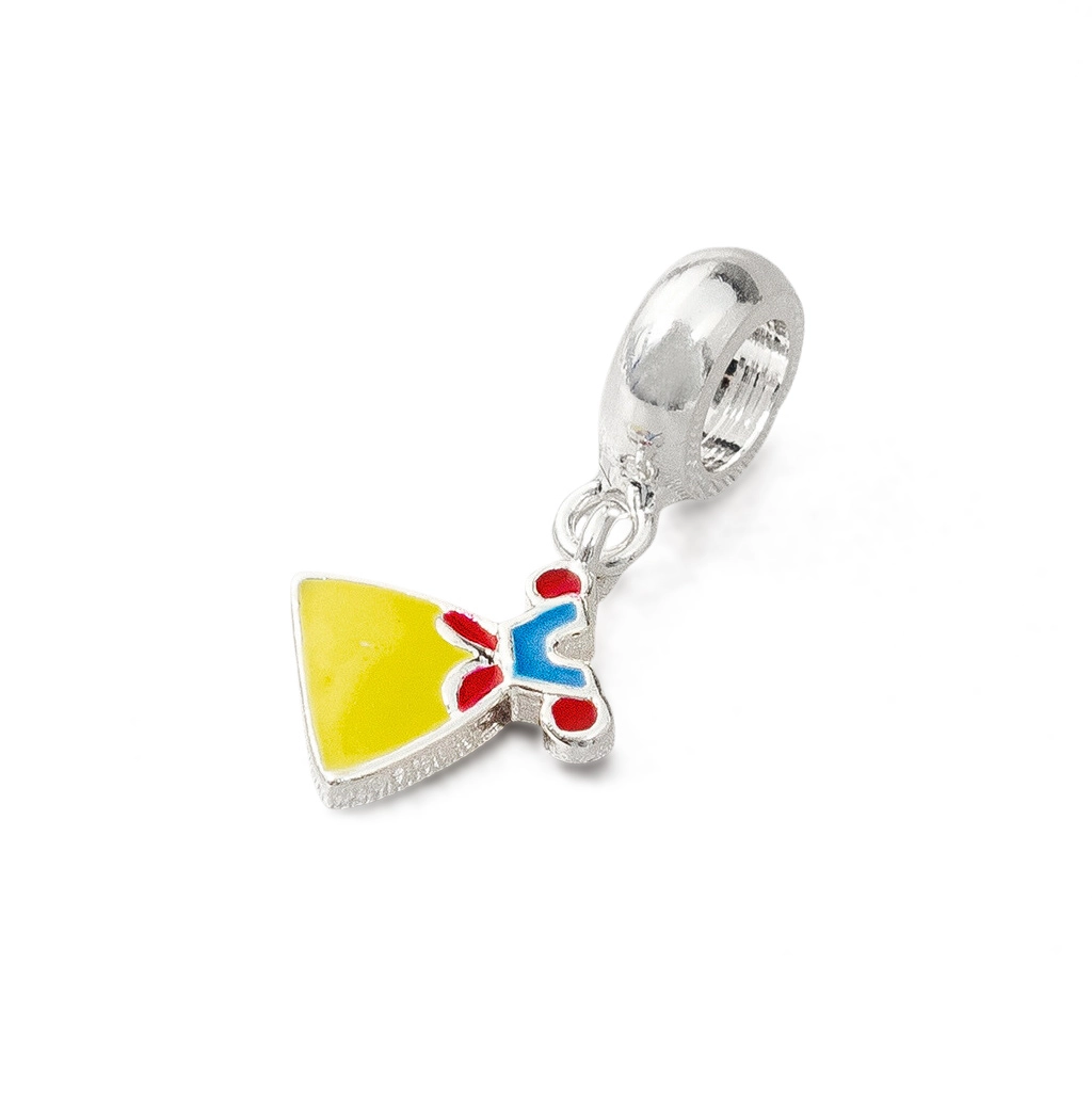 Berloque de Prata Leve Symbol Kids Vestido de Princesa
