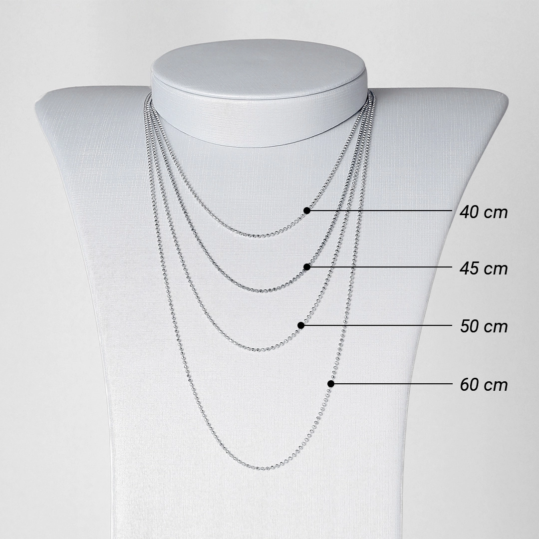 Corrente de Aço Gourmette Fina 50 cm