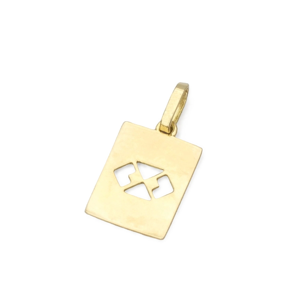 Pingente de Formatura Profissão Adminstração em Ouro Amarelo 18K
