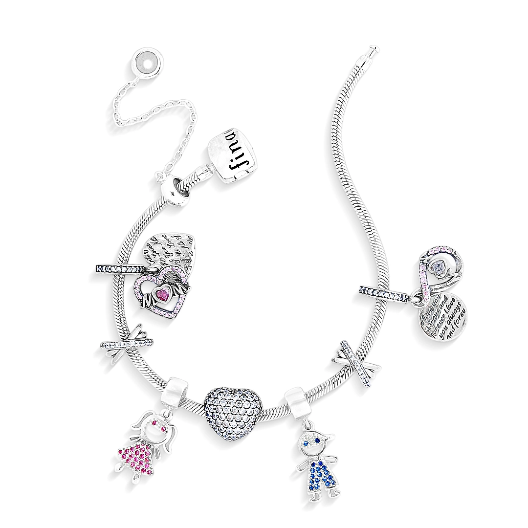 Pulseira de Prata Presents Dia das Mães